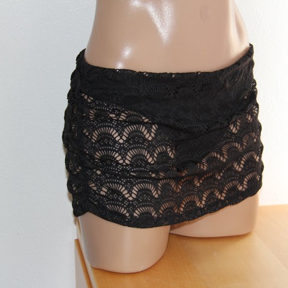 A.Che Bikini Skirted Bottom Swim Skirt Crochet - Picture 4 of 9